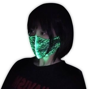 Fiber Optic Mask LED Color Changing